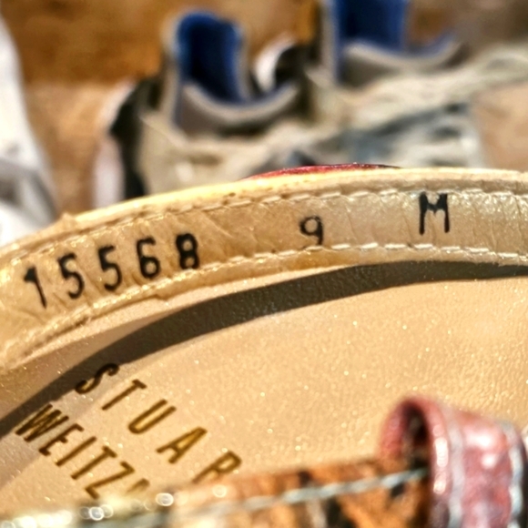 Stuart Weitzman 'Onceover' High Heel Platform Sandal Wmn Sz 9 - Picture 10 of 10